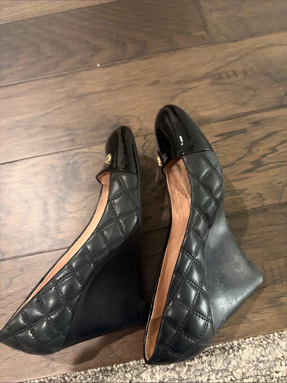 Tory Burch Claremont Wedge Heel Pumps Sz 7.5